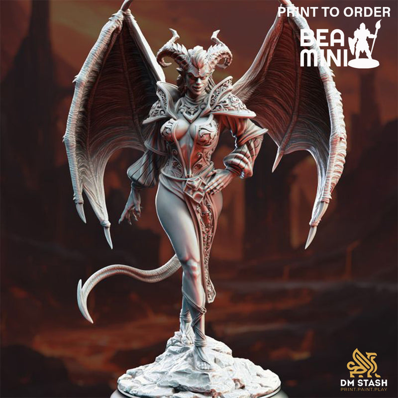 Succubus of Broken Oaths - Fortuna | BeaMini Print to Order Miniatures