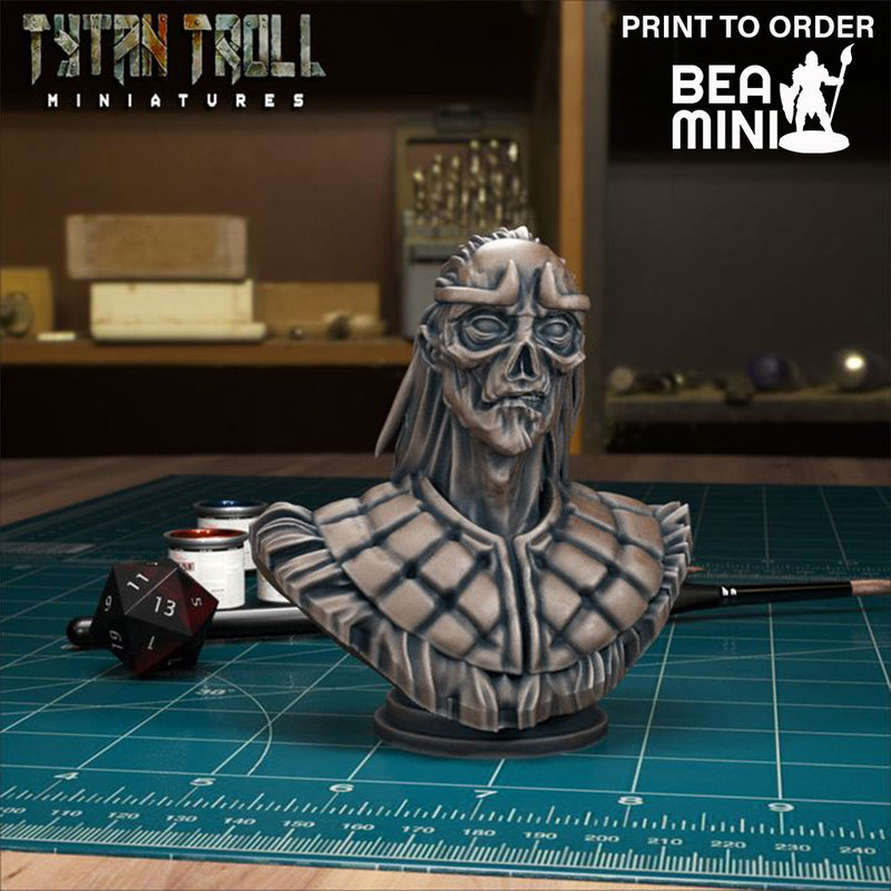 Curse of Strahd - Exethanter Bust | BeaMini Print to Order Miniatures