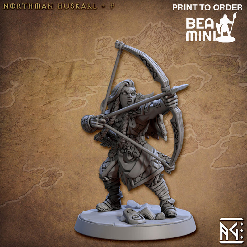 Northmen Huskarl | BeaMini Print to Order Miniatures