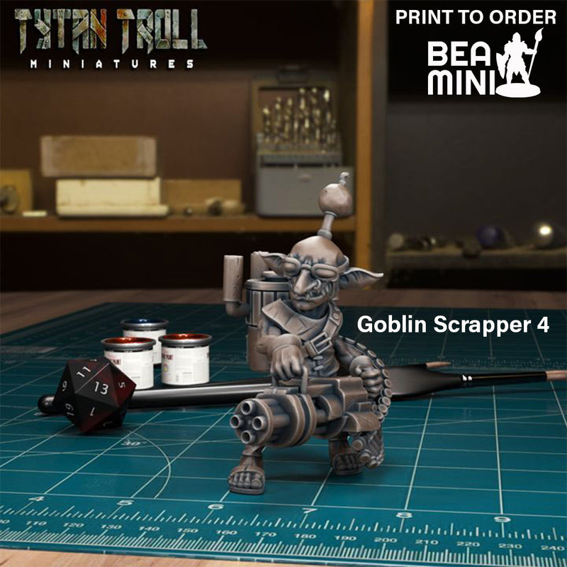 Goblin Scrapper | BeaMini Print to Order Miniatures