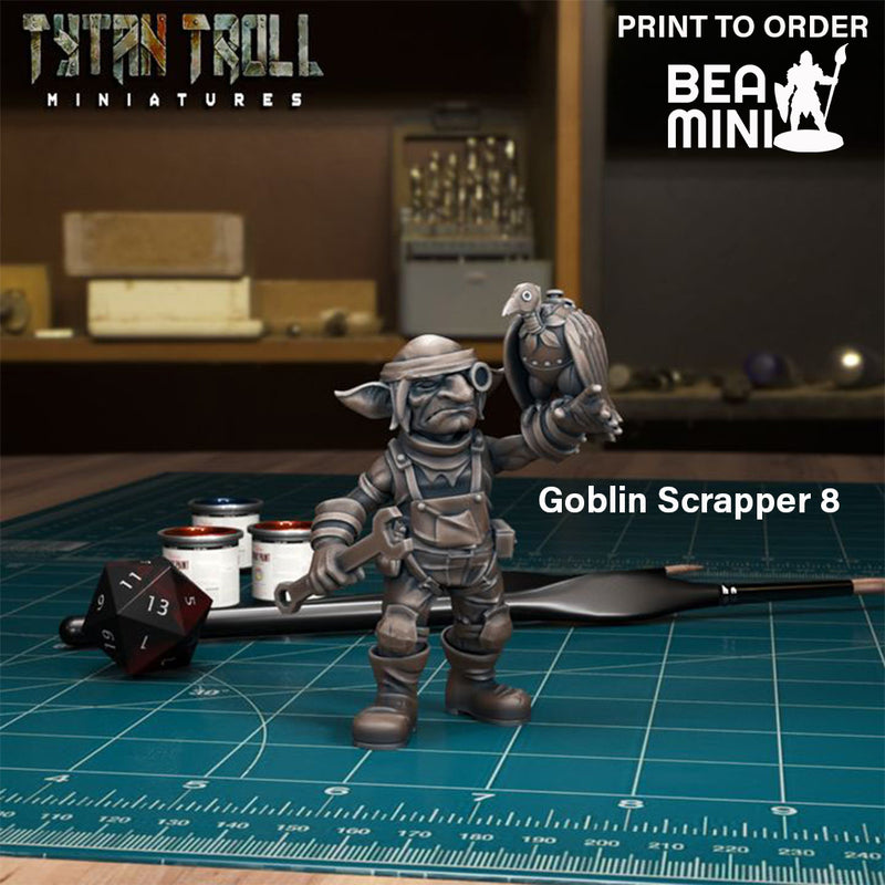 Goblin Scrapper | BeaMini Print to Order Miniatures