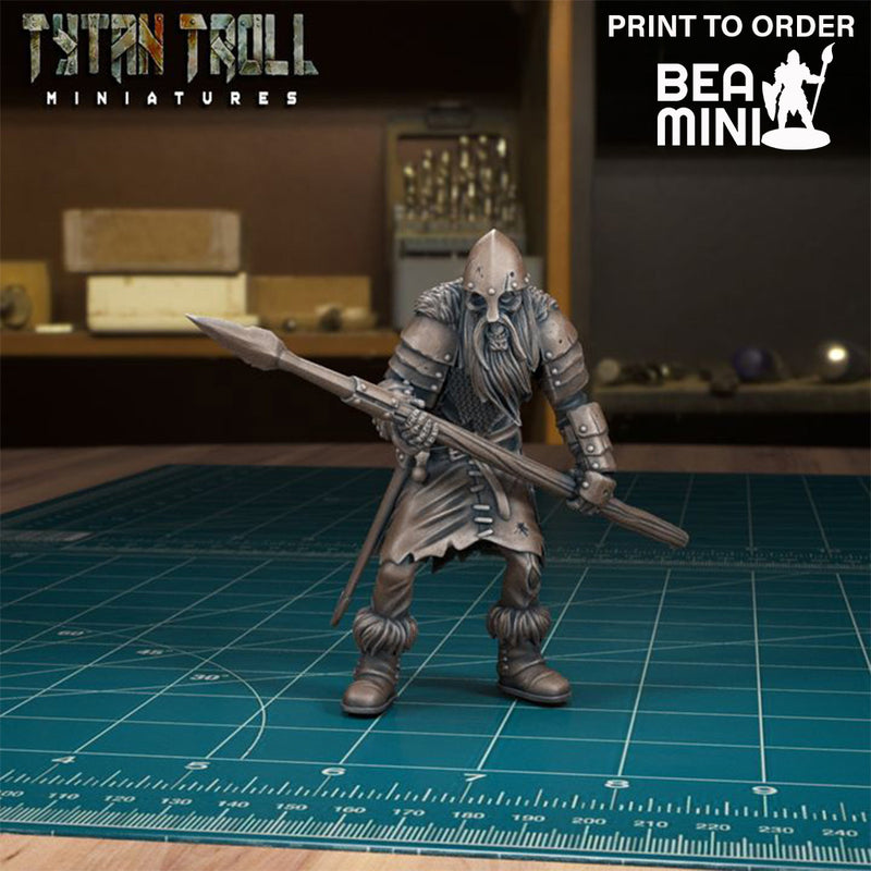 Undead Warrior | BeaMini Print to Order Miniatures