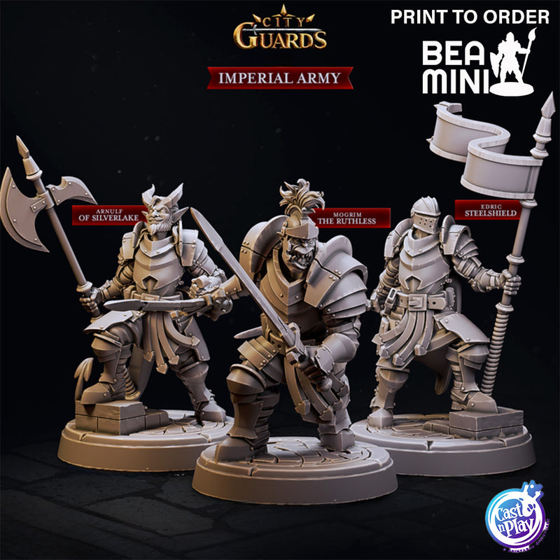 Imperial Army Soldiers | BeaMini Print to Order Miniatures