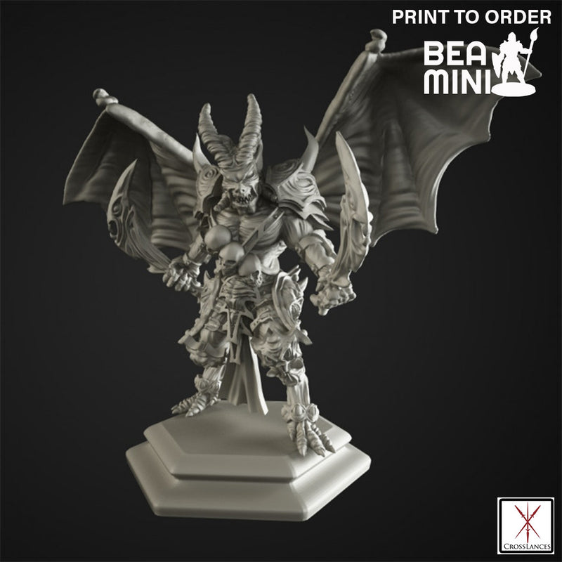 Demon Prince | BeaMini Print to Order Miniatures