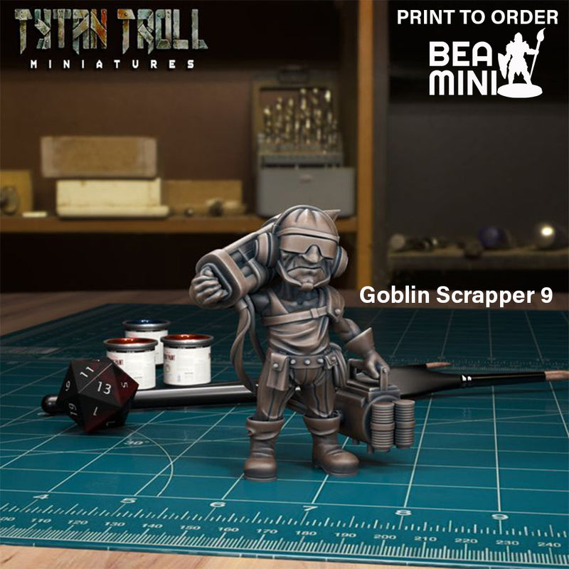 Goblin Scrapper | BeaMini Print to Order Miniatures