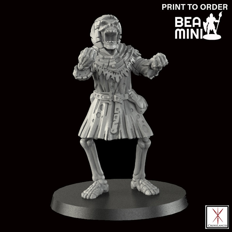 Medieval Skeleton | BeaMini Print to Order Miniatures