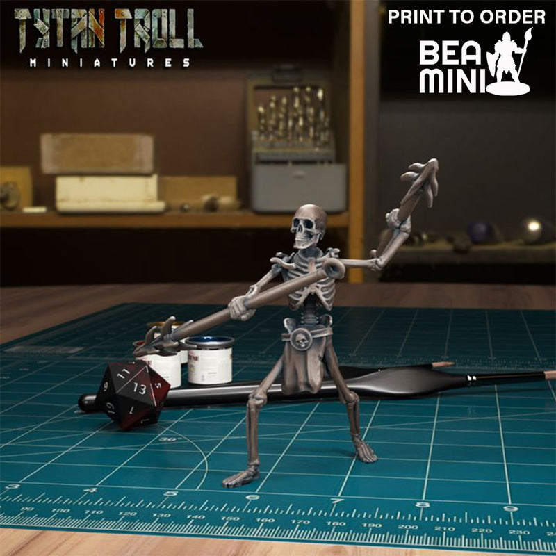 Skeleton Pirate 07 | BeaMini Print to Order Miniatures