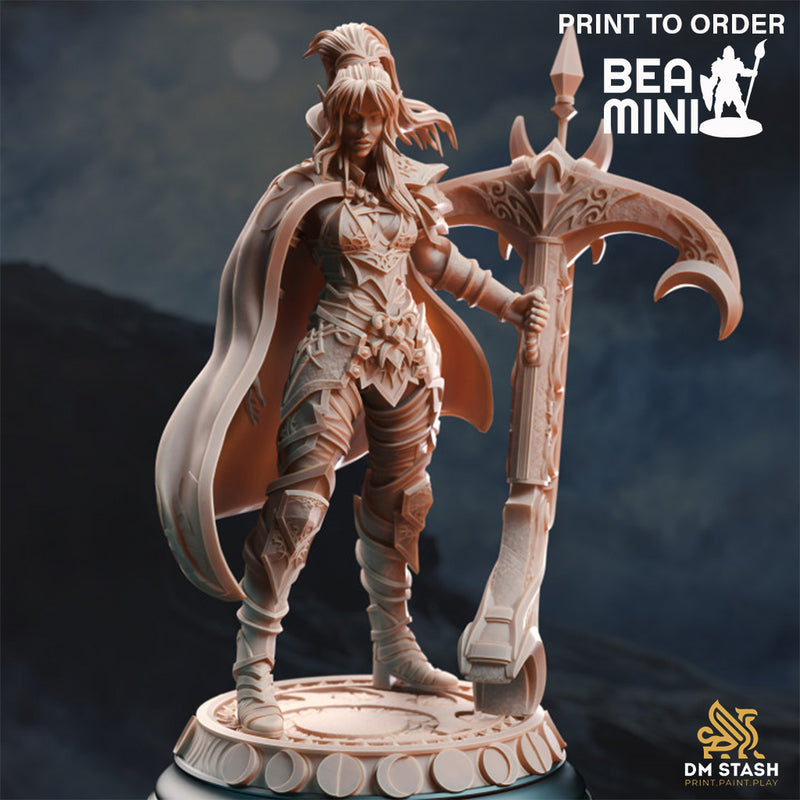 Drow Moonlight Ranger - Exrin Nvata | BeaMini Print to Order Miniatures