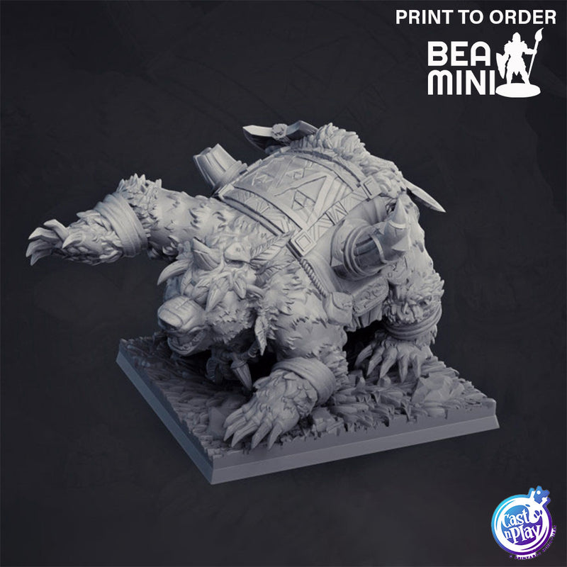 Artan the Bear | BeaMini Print to Order Miniatures