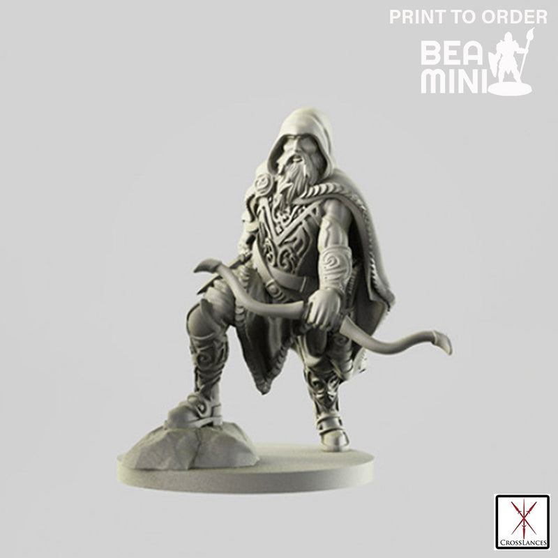 Human Ranger | BeaMini Print to Order Miniatures