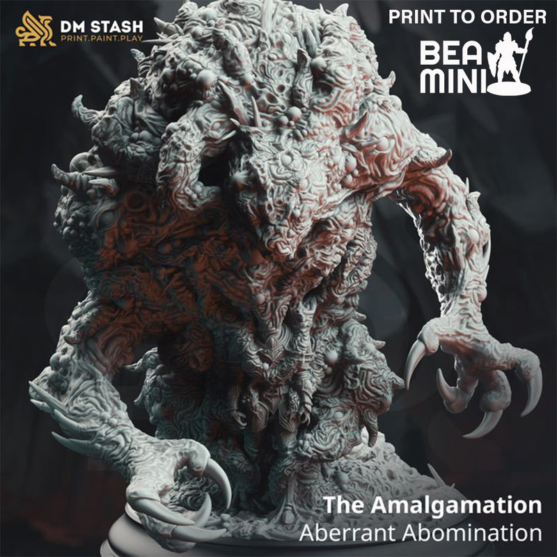 Eldritch Abominable Biomass - The Amalgamation | BeaMini Print to Order Miniatures