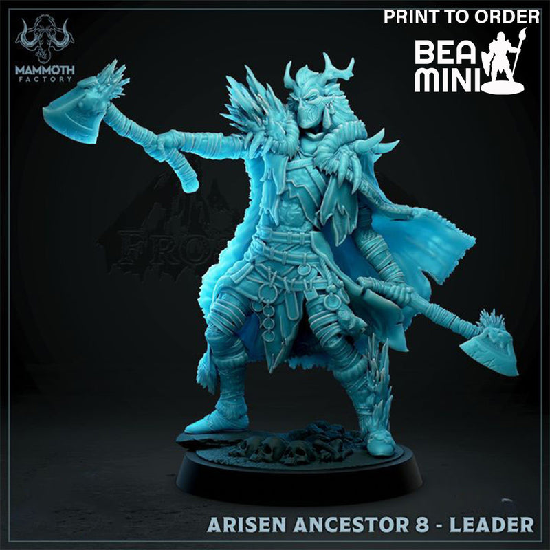 Arisen Ancestors Leader | BeaMini Print to Order Miniatures