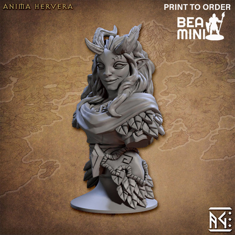 Anima Herver Bust | BeaMini Print to Order Miniatures