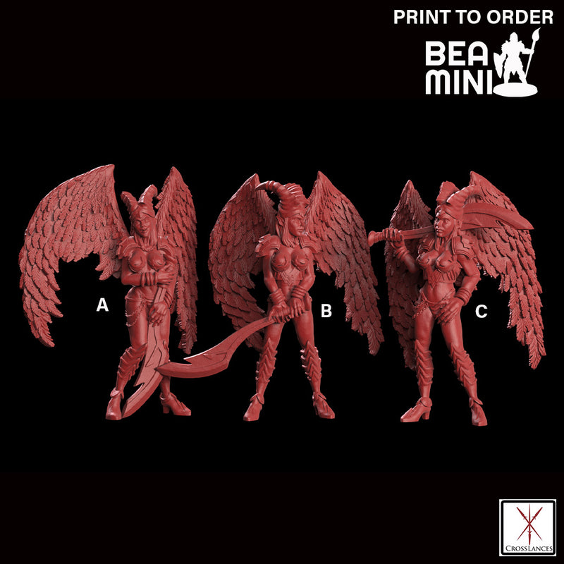 Fallen Angels | BeaMini Print to Order Miniatures