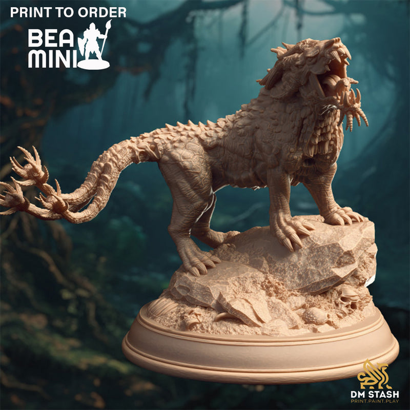 Godless Panther - Estranith | BeaMini Print to Order Miniatures