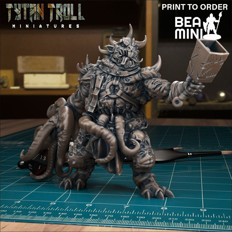 Mutated Plague Rat | BeaMini Print to Order Miniatures