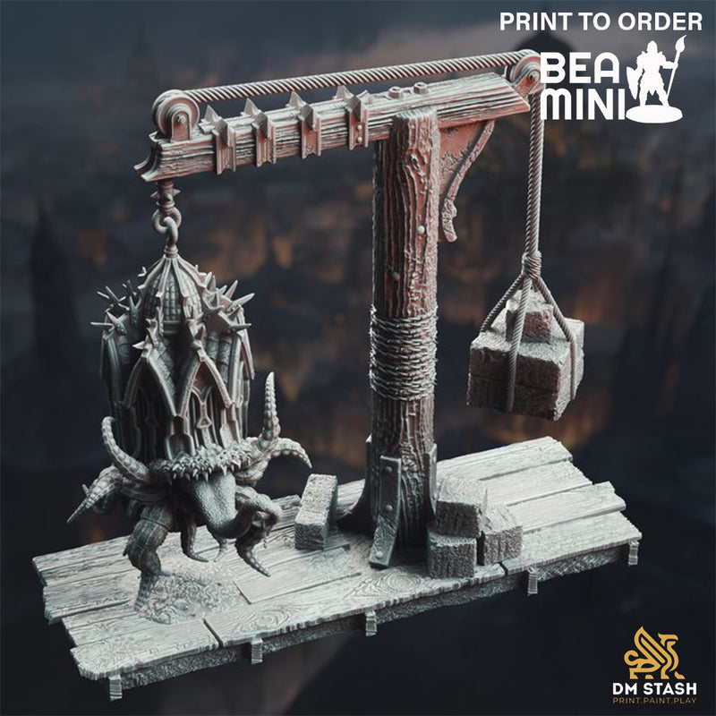 Eldritch Mimics -  Plagued Streets of Canos Gibbet | BeaMini Print to Order Miniatures