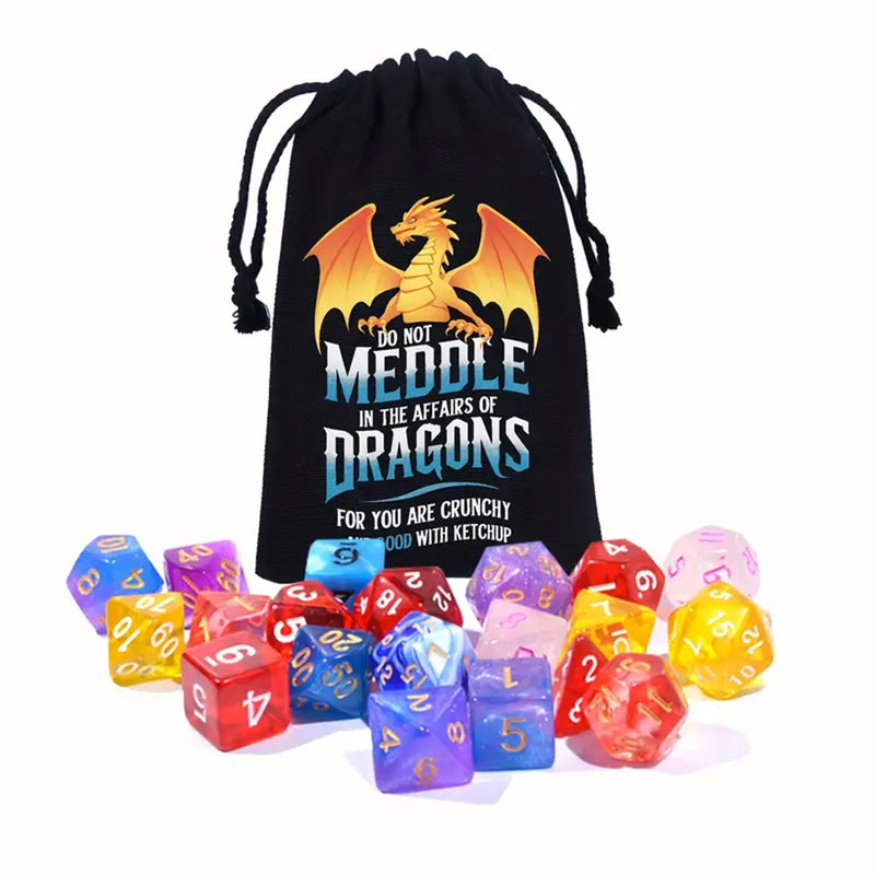 'Do not meddle in the affairs of Dragons...' Dice Bag