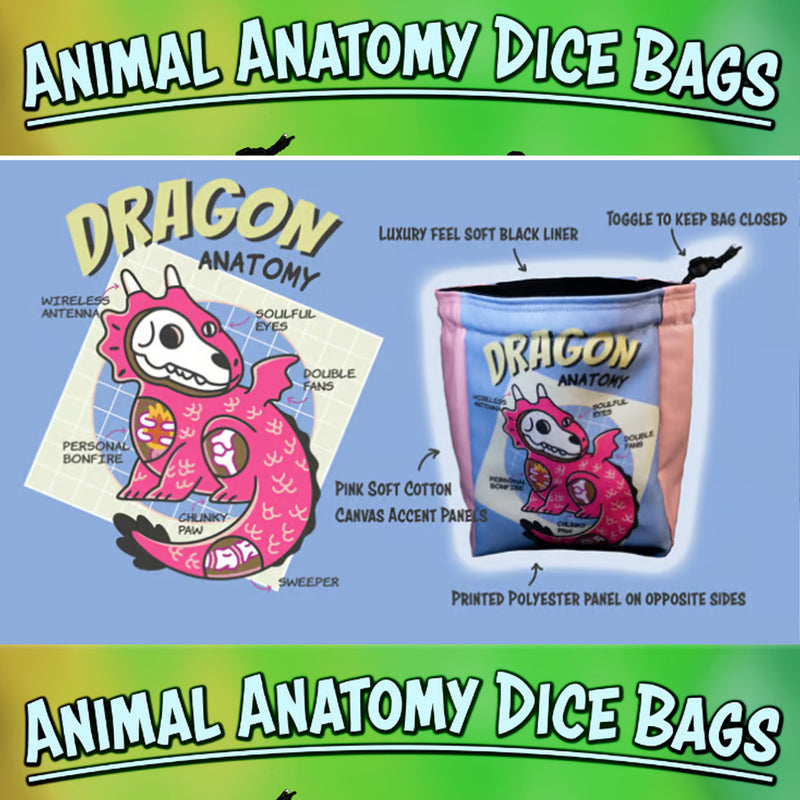 Animal Anatomy Dice Bags