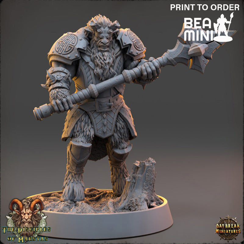 Drixczar the Devoted - The Disciples of Marsyas | BeaMini Print to Order Miniatures