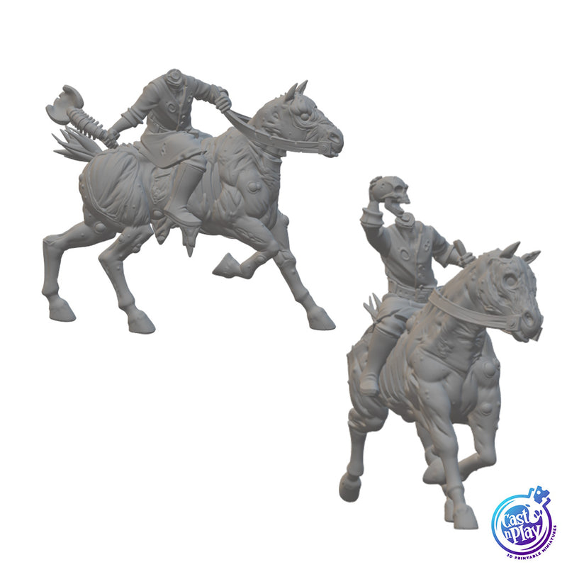 Dullahan Headless Riders | BeaMini Unpainted RPG Miniatures