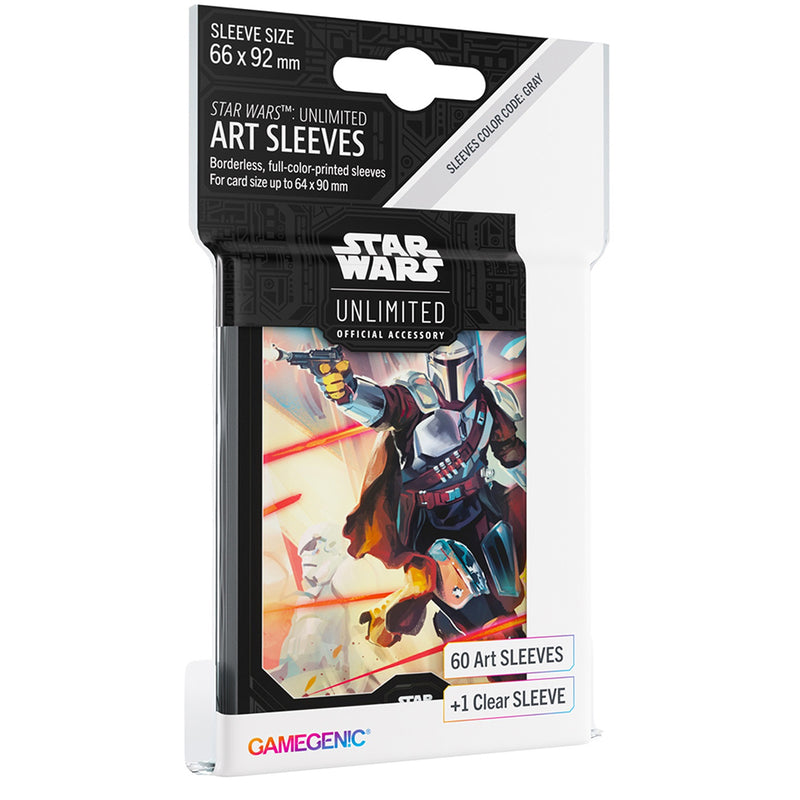 Gamegenic Star Wars Unlimited Art Sleeves - Mandalorian