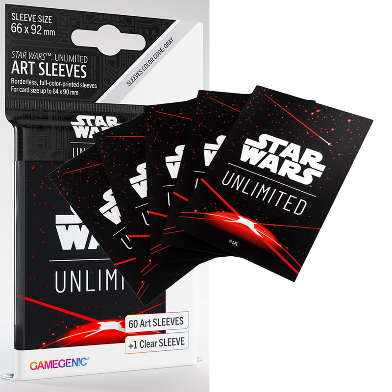 Gamegenic Star Wars Unlimited Art Sleeves - Space Red