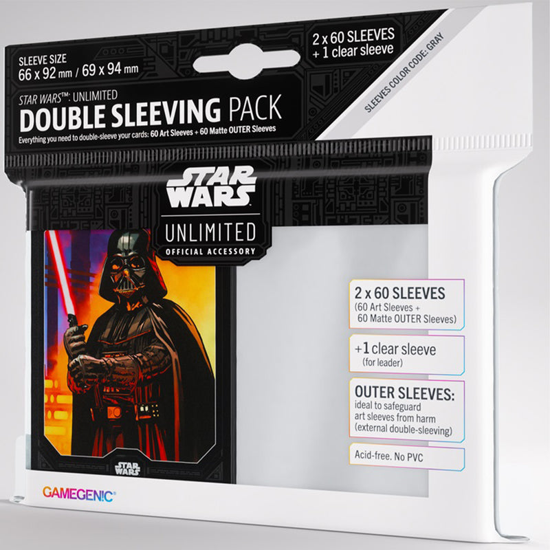 Gamegenic Star Wars Unlimited Art Sleeves Double Sleeving Pack - Darth Vader