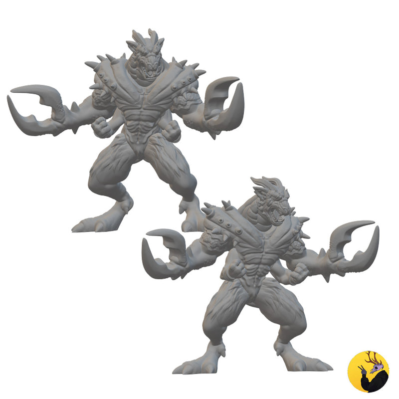 Glabrezu | BeaMini Unpainted RPG Miniatures