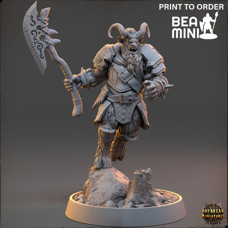 Glahod Rusher - The Disciples of Marsyas | BeaMini Print to Order Miniatures