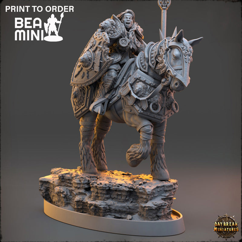 Grande Prêtresse Salomé du Lion d'Argent - The Paladins of The Silver Lion | BeaMini Print to Order Miniatures