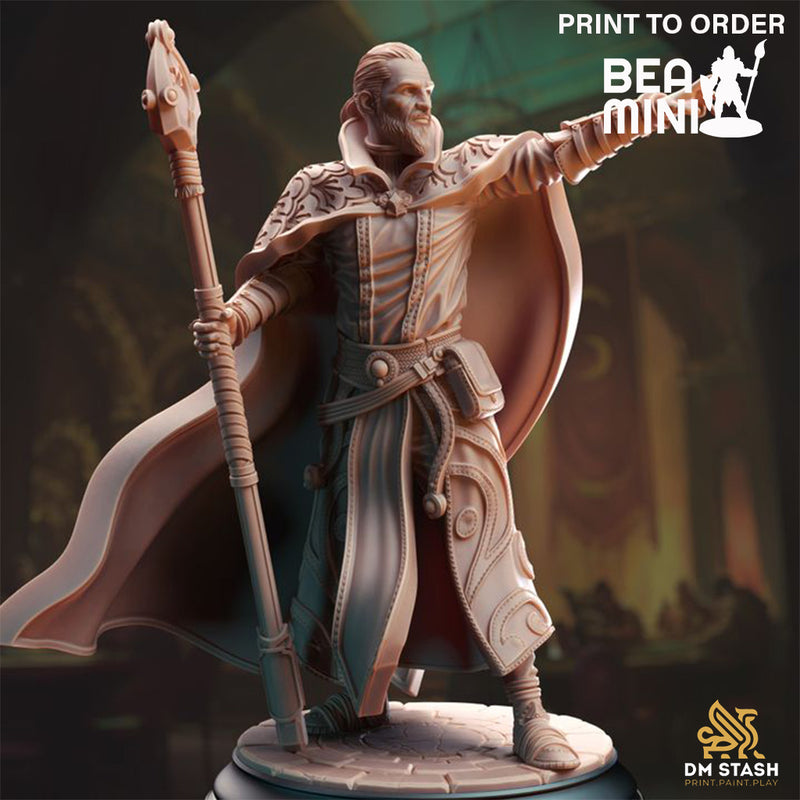 Human Illusionist Wizard - Jonas the Trick | BeaMini Print to Order Miniatures