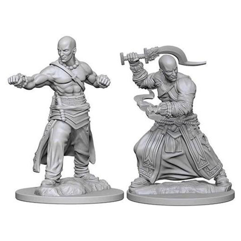 Human Monk (Male) - Deep Cuts Unpainted Miniatures