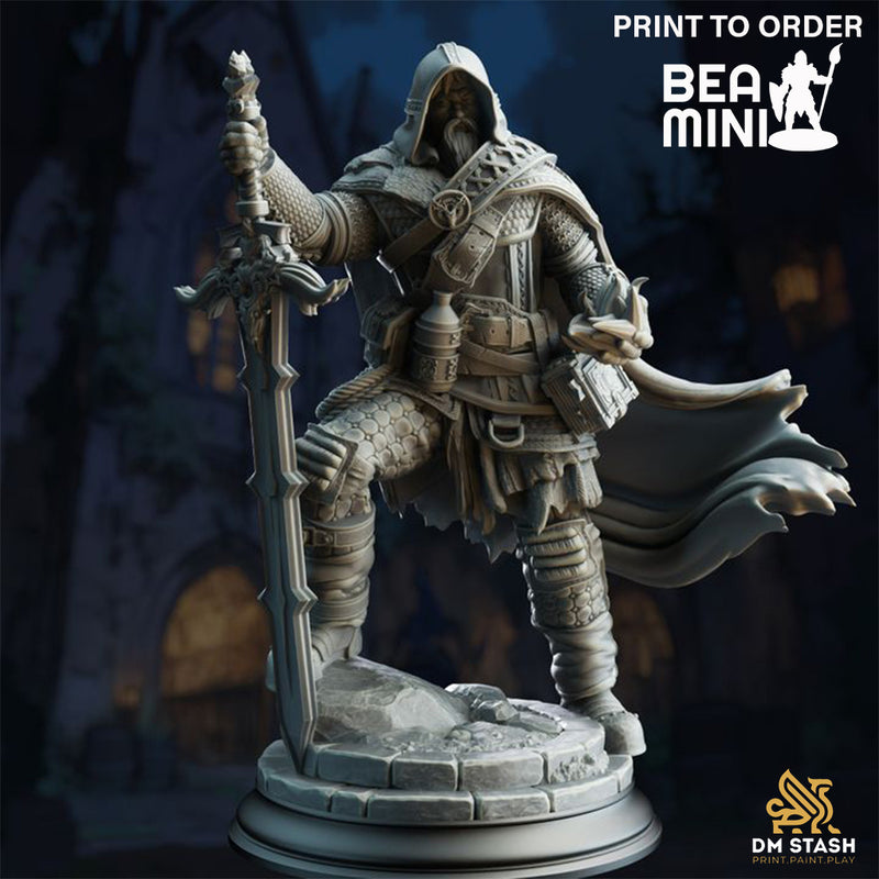 Human Ranger - Ator | BeaMini Print to Order Miniatures