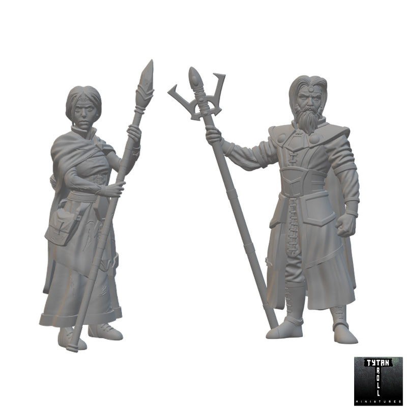 Human Wizard (Wave 4) | BeaMini Unpainted RPG Miniatures