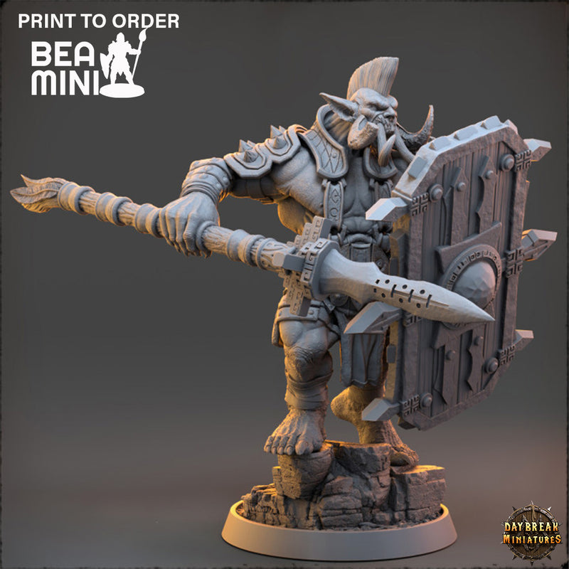 Jakzo Stormer - The Mammoth Ogres of Skull Mountain | BeaMini Print to Order Miniatures