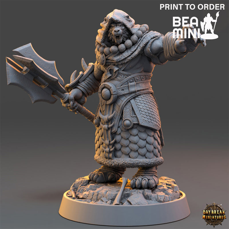 King Dawntredder - Kings of Karmaaz | BeaMini Print to Order Miniatures