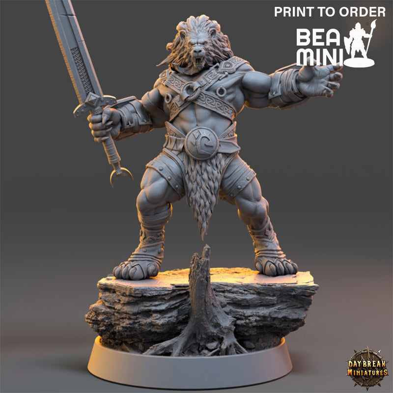 King Deepcut - Kings of Karmaaz | BeaMini Print to Order Miniatures