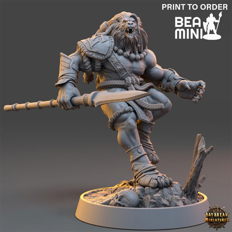 King Gutterung - Kings of Karmaaz | BeaMini Print to Order Miniatures