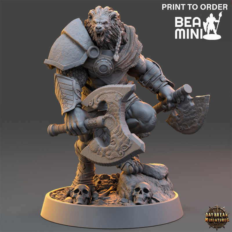 King Heartrender - Kings of Karmaaz | BeaMini Print to Order Miniatures