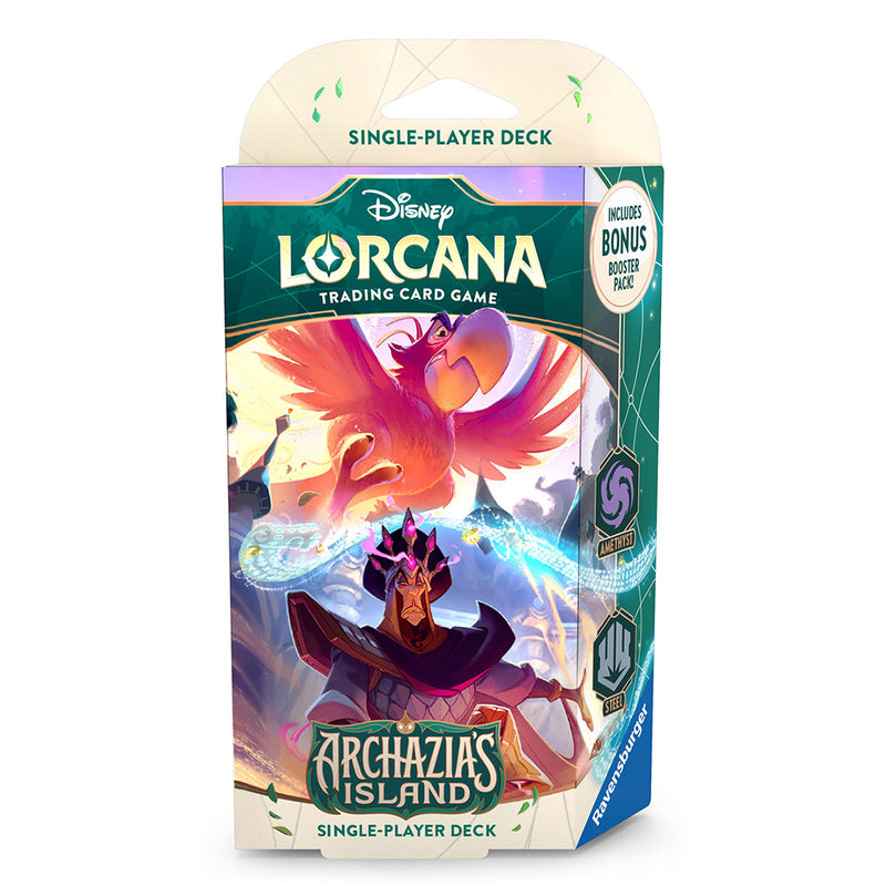 Disney Lorcana:  Archazia's Island Single-Player Deck - Amethyst & Steel