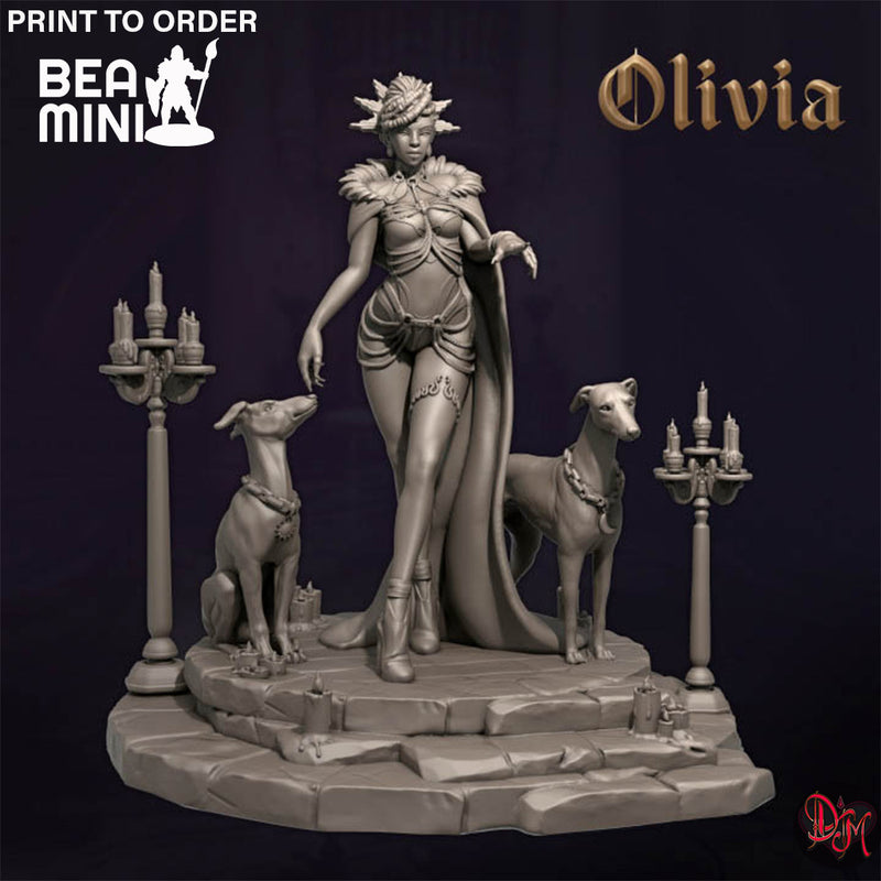 Olivia The Noble | BeaMini Print to Order Miniature