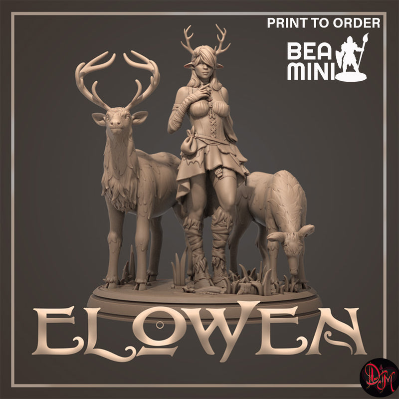 Elowen The Druid | BeaMini Print to Order Miniature