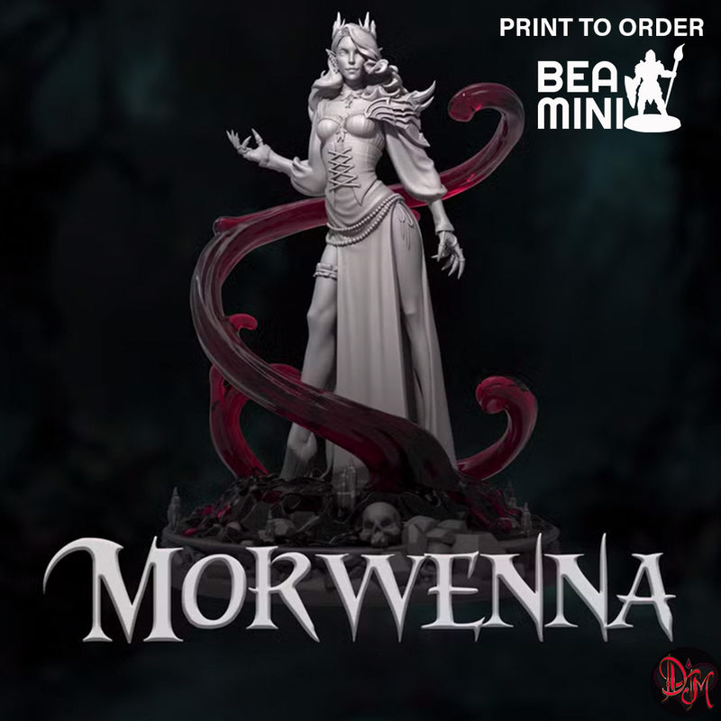 Morwenna The Necromancer | BeaMini Print to Order Miniature