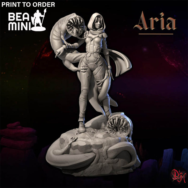 Aria Hellborn | BeaMini Print to Order Miniature