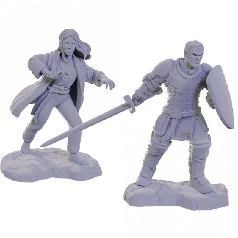 Reborn Paladin & Reborn Warlock - Nolzurs Marvelous Unpainted Miniatures