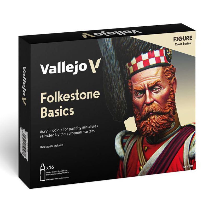 Vallejo: Folkstone Basics- 16 Colour Set