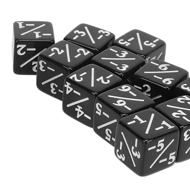 MTG Negative Counter Dice (pack of 10) - Black