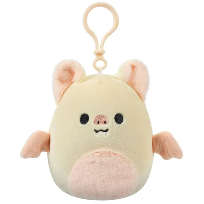 Meghan the Cream and Pink Bat - Squishmallows Clip On (8.8cm/3.5")