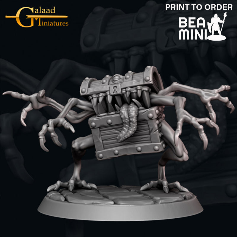 Mimic Chest | BeaMini Print to Order Miniatures